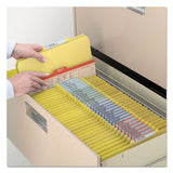 Smead™ Four-Section Pressboard Top Tab Classification Folders, Four SafeSHIELD Fasteners, 1 Divider, Legal Size, Yellow, 10/Box (SMD18734) Each