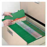 Smead™ 6-Section Pressboard Top Tab Pocket Classification Folders, 6 SafeSHIELD Fasteners, 2 Dividers, Legal Size, Green, 10/Box (SMD19083) Each