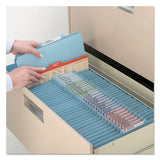 Smead™ 6-Section Pressboard Top Tab Pocket Classification Folders, 6 SafeSHIELD Fasteners, 2 Dividers, Legal Size, Blue, 10/Box (SMD19081) Each