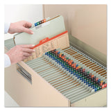 Smead™ Pressboard Classification Folders, Eight SafeSHIELD Fasteners, 2/5-Cut Tabs, 3 Dividers, Legal Size, Gray-Green, 10/Box (SMD19091) Each