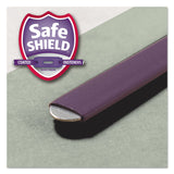 Smead™ End Tab Pressboard Classification Folder, Eight SafeSHIELD Fasteners, 3" Expansion, 3 Dividers, Letter Size, Gray-Green,10/BX (SMD26820) Box of 10