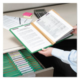 Smead™ Eight-Section Pressboard Top Tab Classification Folders, Eight SafeSHIELD Fasteners, 3 Dividers, Legal Size, Green, 10/Box (SMD19097) Each