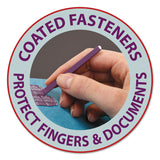 Smead™ End Tab Pressboard Classification Folders, Six SafeSHIELD Fasteners, 2" Expansion, 2 Dividers, Letter Size, Red, 10/Box (SMD26860) Box of 10