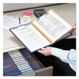 Smead™ Eight-Section Pressboard Top Tab Classification Folders, 8 SafeSHIELD Fasteners, 3 Dividers, Legal Size, Dark Blue, 10/Box (SMD19096) Each