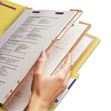 Smead™ Eight-Section Pressboard Top Tab Classification Folders, Eight SafeSHIELD Fasteners, 3 Dividers, Letter Size, Yellow, 10/Box (SMD14098) Each