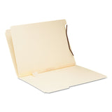 Smead™ Self-Adhesive Folder Dividers with Twin-Prong Fasteners for Top/End Tab Folders, 1 Fastener, Letter Size, Manila, 100/Box (SMD68027) Box of 100