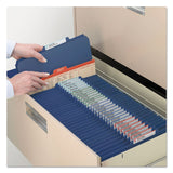 Smead™ 6-Section Pressboard Top Tab Pocket Classification Folders, 6 SafeSHIELD Fasteners, 2 Dividers, Legal Size, Dark Blue, 10/Box (SMD19077) Each