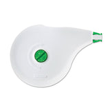 Paper Mate® Liquid Paper® DryLine Correction Tape, Non-Refillable, Green/Purple Applicators, 0.17" x 472", 10/Pack (PAP6137406) Pack of 10