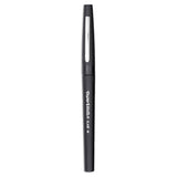 Paper Mate® Point Guard Flair Felt Tip Porous Point Pen, Stick, Medium 0.7 mm, Black Ink, Black Barrel, Dozen (PAP8430152) 1 Dozen