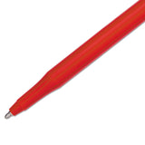 Paper Mate® Eraser Mate Ballpoint Pen, Stick, Medium 1 mm, Red Ink, Red Barrel, Dozen (PAP3920158) Box of 12