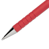 Paper Mate® FlexGrip Ultra Recycled Ballpoint Pen, Stick, Medium 1 mm, Red Ink, Red Barrel, Dozen (PAP9620131) Box of 12