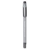 Paper Mate® FlexGrip Ultra Recycled Ballpoint Pen, Stick, Medium 1 mm, Black Ink, Gray Barrel, Dozen (PAP9630131) 1 Dozen