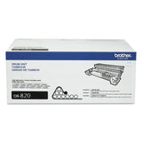 Brother DR820 Drum Unit, 50,000 Page-Yield, Black (BRTDR820) Each
