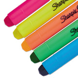 Sharpie® Gel Highlighters, Assorted Ink Colors, Bullet Tip, Assorted Barrel Colors, 5/Set (SAN1803277) 1 Set