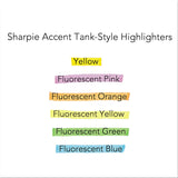 Sharpie Tank Style Highlighters, Chisel Tip, Blue, Dozen (SAN25010B) Box of 12