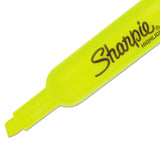 Sharpie® Tank Style Highlighters, Fluorescent Yellow Ink, Chisel Tip, Yellow Barrel, 4/Set (SAN25164PP) Set of 4