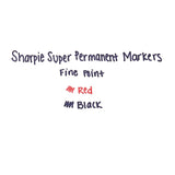 Sharpie® Super Permanent Marker, Fine Bullet Tip, Red, Dozen (SAN33002) 1 Dozen