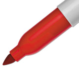 Sharpie® Super Permanent Marker, Fine Bullet Tip, Red, Dozen (SAN33002) 1 Dozen