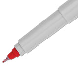 Sharpie® Ultra Fine Tip Permanent Marker, Ultra-Fine Needle Tip, Red, Dozen (SAN37002) 1 Dozen
