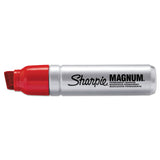 Sharpie® Magnum Permanent Marker, Broad Chisel Tip, Red (SAN44002) Each