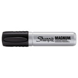 Sharpie® Magnum Permanent Marker, Broad Chisel Tip, Black, Dozen (SAN44001ABX) Box of 12