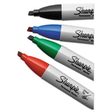 Sharpie® Chisel Tip Permanent Marker, Medium Chisel Tip, Black, 4/Pack (SAN38264PP) Pack of 4