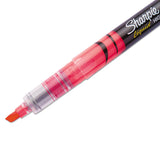 Sharpie® Liquid Pen Style Highlighters, Fluorescent Pink Ink, Chisel Tip, Pink/Black/Clear Barrel, Dozen (SAN1754464) 1 Dozen
