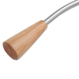 Alba™ Metal and Wood Coat Hangers, 16.8", Metallic Gray/Mahogany, 6/Set (ABAPMCIN6) Set of 6