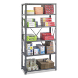 Safco® Commercial Steel Shelving Unit, Six-Shelf, 36w x 18d x 75h, Dark Gray (SAF6269) Each