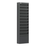 Safco® Steel Magazine Rack, 11 Compartments, 10w x 4d x 36.25h, Black (SAF4321BL) Each