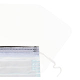 Cardinal Health™ Procedure Mask with Eye Shield Anti-fog Foam ASTM Level 3 Earloops One Size Fits Most (296230_BX) 25/BX