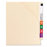 Smead™ End Tab Jackets with Reinforced Tabs, Straight Tab, Letter Size, 14-pt Manila, 50/Box (SMD75740) Pack of 50