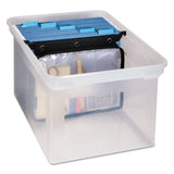 Advantus Expanding Zipper Pouch, 13 x 9.25, Black/Clear (AVT50904) 1 Case of 1