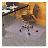 ES Robbins® EverLife Light Use Chair Mat for Flat Pile Carpet, Rectangular, 36 x 44, Clear (ESR121821) Each