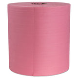 Boardwalk® Hydrospun Wipers, 12 x 12, Red, 475/Roll (BWKP080JPR) 1 Roll