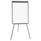 Universal® Dry Erase Board with Tripod Easel, 29 x 41, White Surface, Black Frame (UNV43032) Each