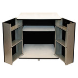 Vertiflex® Refreshment Stand, Engineered Wood, 9 Shelves, 29.5" x 21" x 33", White/Black (VRT35157) Each