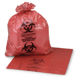 McKesson Biohazard Waste Bag Biohazard Symbol / Infectious Waste 1 to 3 gal. Red 11 X 14 Inch (223411_CS) 500/CS