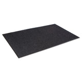 Crown Needle-Rib Wiper/Scraper Mat, Polypropylene, 48 x 72, Charcoal (CWNNR0046CH) Each