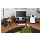 Safco® Onyx Mesh Monitor Stand, 19.25" x 11.25" x 6.25", Black (SAF2159BL) Each