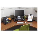 Safco® Onyx Angled Mesh Steel Telephone Stand, 11.75 x 9.25 x 7, Black (SAF2160BL) Each