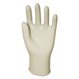 Boardwalk® General-Purpose Latex Gloves, Powder-Free, 4.4 mil, Medium, Natural, 100/Box (BWK345MBX) Box of 100