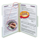 Smead™ Recycled Pressboard Fastener Folders, 1/3-Cut Tabs, Two SafeSHIELD Fasteners, 3" Expansion, Legal Size, Gray-Green, 25/Box (SMD19944) Each