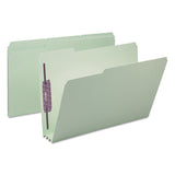 Smead™ Recycled Pressboard Fastener Folders, 1/3-Cut Tabs, Two SafeSHIELD Fasteners, 3" Expansion, Legal Size, Gray-Green, 25/Box (SMD19944) Each