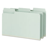 Smead™ SuperTab Pressboard Fastener Folders with Two SafeSHIELD Fasteners, 2" Expansion, Legal Size, Gray-Green, 25/Box (SMD19981) Box of 25