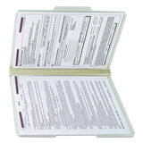 Smead™ Recycled Pressboard Fastener Folders, 1/3-Cut Tabs, Two SafeSHIELD Fasteners, 3" Expansion, Legal Size, Gray-Green, 25/Box (SMD19944) Each