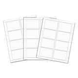 C-Line® Laser Printer Name Badges, 3 3/8 x 2 1/3, White, 200/Box (CLI92377) Box of 200