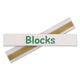 C-Line® Self-Adhesive Label Holders, Top Load, 0.5 x 3, Clear, 50/Pack (CLI87607) Pack of 50