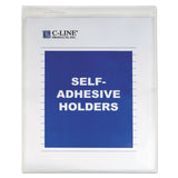 C-Line® Self-Adhesive Shop Ticket Holders, Super Heavy, 50 Sheets, 9 x 12, 50/Box (CLI70912) Each