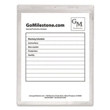 C-Line® Clear Vinyl Shop Ticket Holders, Both Sides Clear, 50 Sheets, 9 x 12, 50/Box (CLI80912) Each